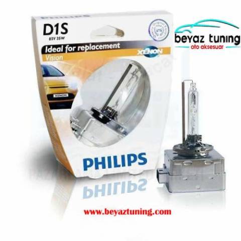 D1S Xenon Ampulü 4600 Kelvin Philips Orjinal 35W 85V