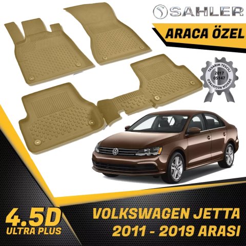 Volkswagen Jetta Havuzlu Bej Paspas 4,5D Sahler 2011 Sonrası