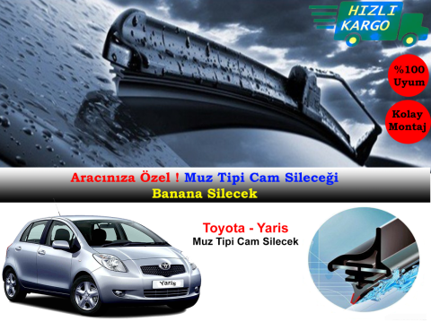 Toyota Yaris Muz Silecek Takımı 2006-2010