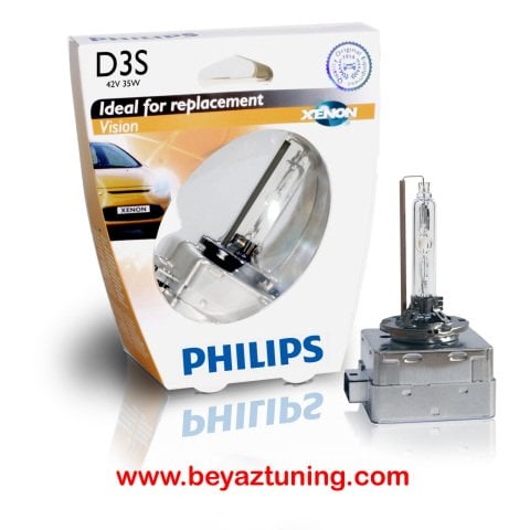 D3S Xenon Ampulü 4600 Kelvin Philips Orjinal 35W 42V