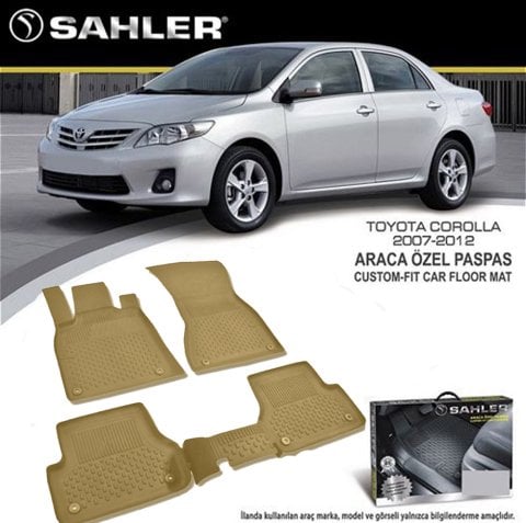Toyota Corolla Havuzlu Bej Paspas 4,5D Sahler 2007-2012