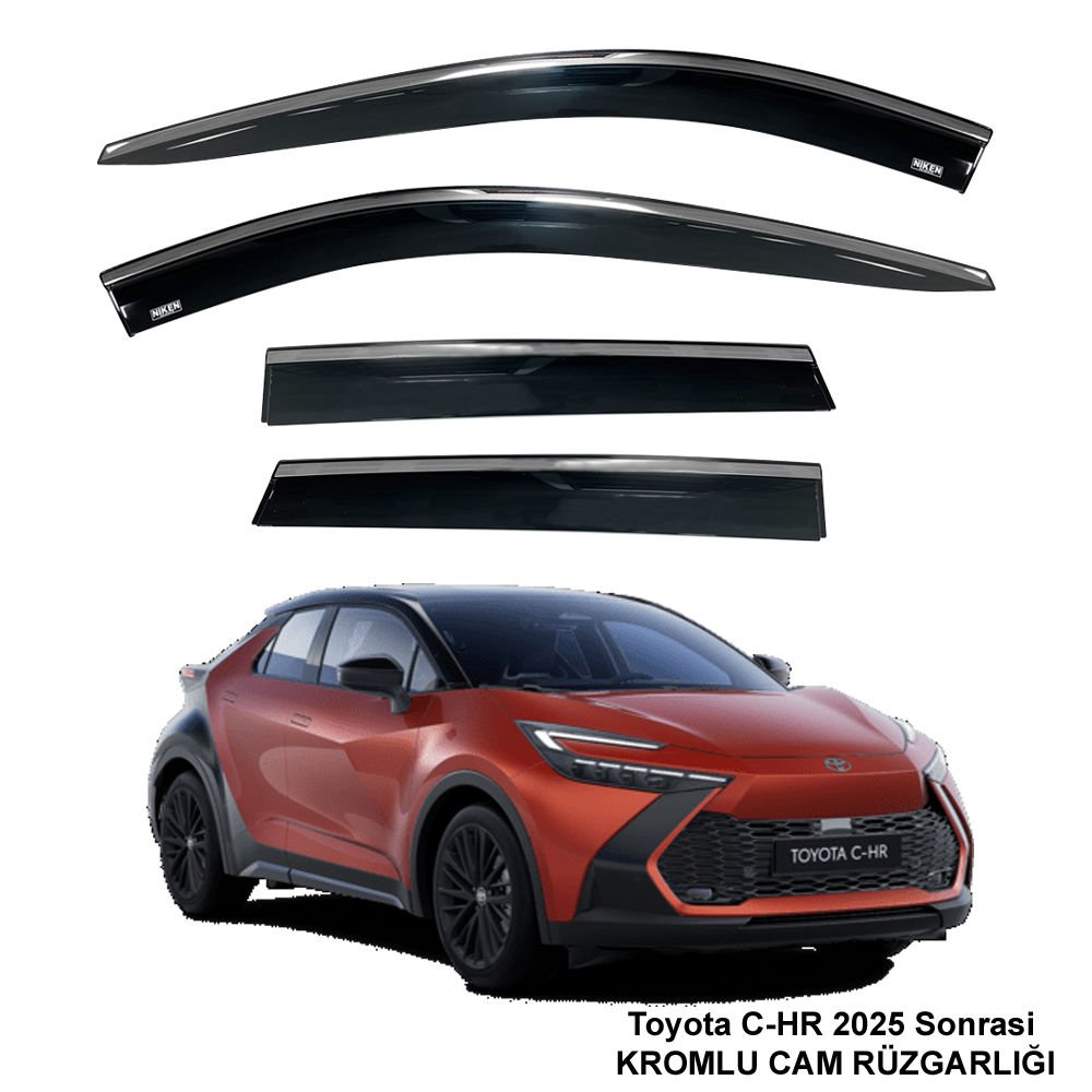 Toyota Chr Kromlu Cam Rüzgarlığı Niken 2025 Sonrası