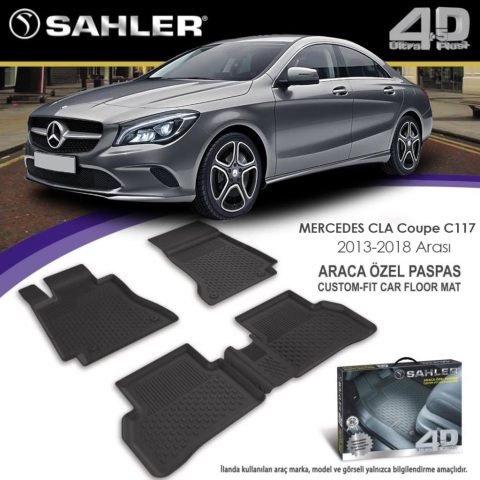 Mercedes Cla Coupe Havuzlu Paspas 4,5D Sahler 2013-2018