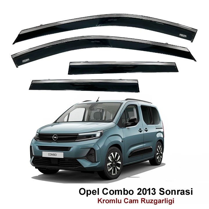 Opel Combo Kromlu Cam Rüzgarlığı Niken 2010 Sonrası