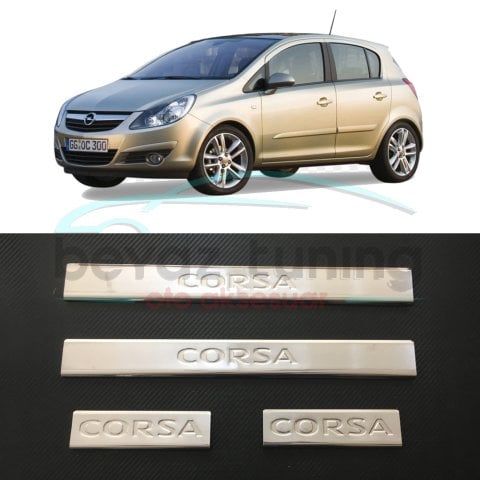 Opel Corsa D Kapı Eşiği Kromu Nikelajı 2006-2014