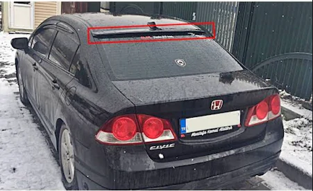 Honda Civic Fd6 Cam Üstü Spoiler 2006 / 2009