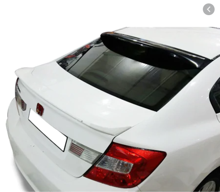 Honda Civic Fb7 Cam Üstü Spoiler 2012 - 2016