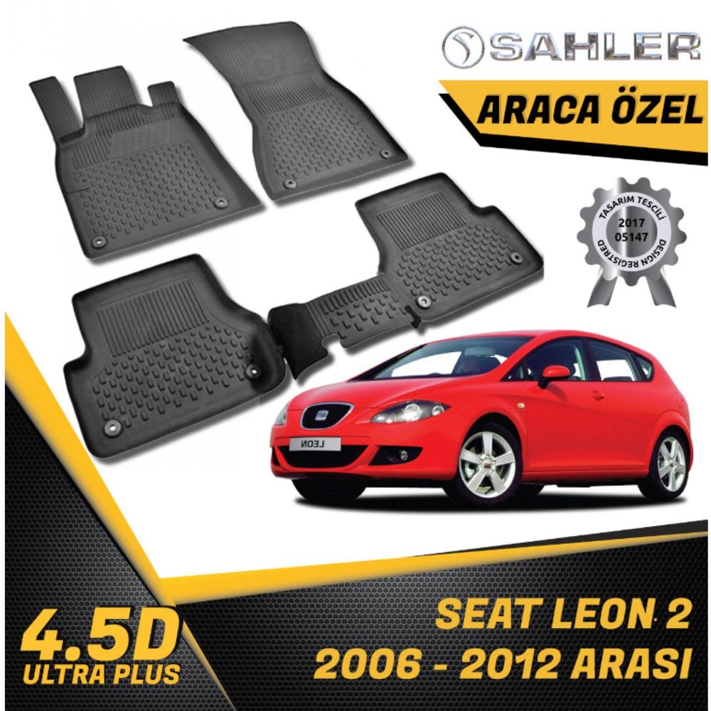 Seat Leon Havuzlu Paspas 4,5D Sahler 2006-2012 Arası