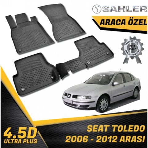Seat Toledo Havuzlu Paspas 4,5D Sahler 2006-2012 Arası