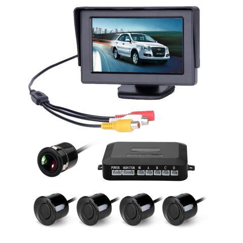 Ekranlı Kameralı Ses İkazlı Park Sensörü Gece Görüşlü