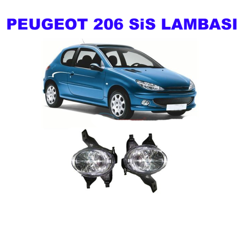 Peugeot 206 Sis Farı Lambası Orjinal Oem