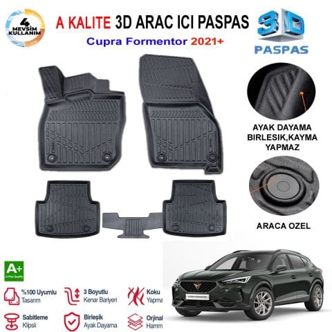 Cupra Formenter 3D Paspas Havuzlu Pro 2023 Sonrası