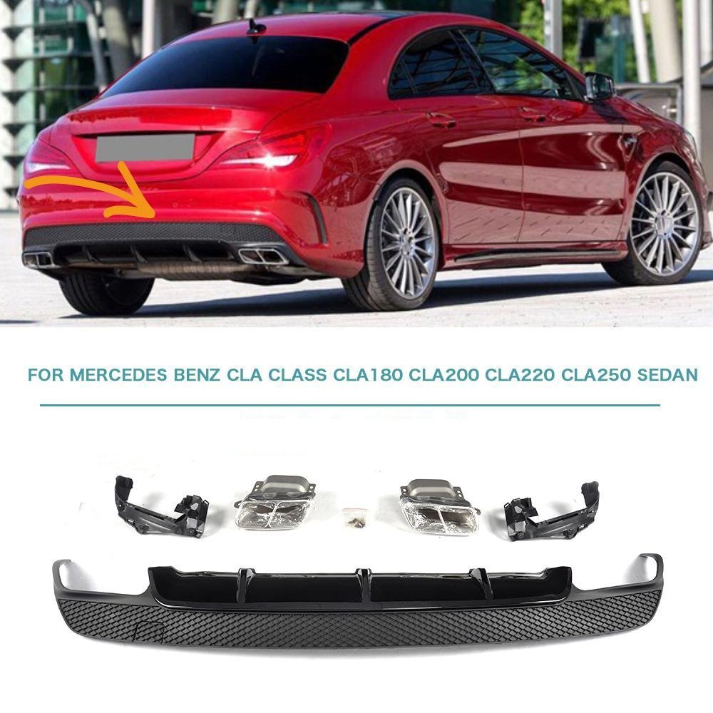 Mercedes Cla Amg Difüzör ve Egzoz Uçları w117 2016-2019