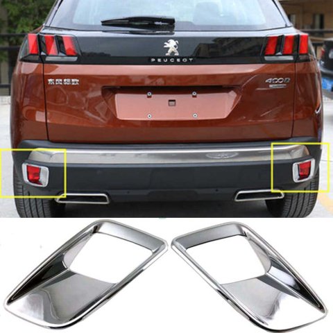 Peugeot 3008 Arka Sis Çerçevesi Kromu Nikelajı