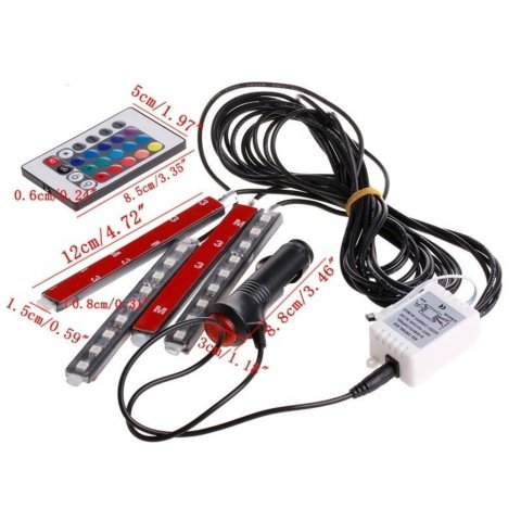 Ayak Altı Led Lamba Sese Duyarlı Led Müziğe Duyarlı Led 9 Ledli