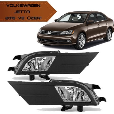 Volkswagen Jetta Sis Farı Çerçeveli Orjinal Oem 2015 Sonrası