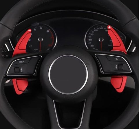 Audi A4 F1 Vites Kulakçık Paddle Shift 2013-2016 Kırmızı
