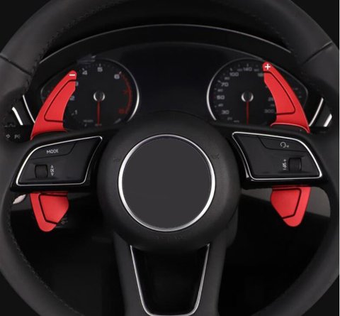 Audi Q5 F1 Vites Kulakçık Paddle Shift 2013-2015 Kırmızı