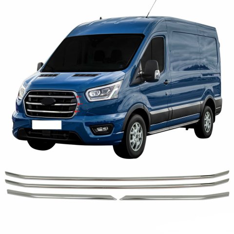 Ford Transit Ön Panjur Çerçevesi Kromu Nikelajı 2019 Sonrası