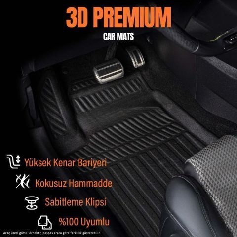 Honda Jazz 3D Paspas Havuzlu Pro 2020 Sonrası