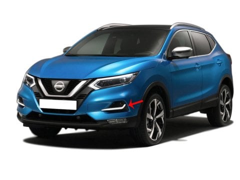 Nissan Qashqai Sis Farı Çerçevesi Kromu Nikelajı 2017 Sonrası