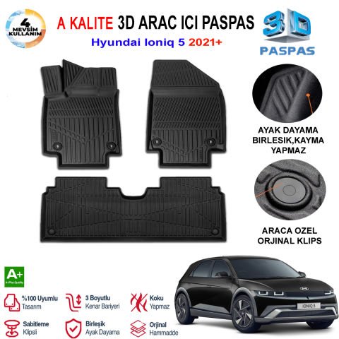 Hyundai Ioniq 5 3D Paspas Havuzlu Pro 2021 Sonrası