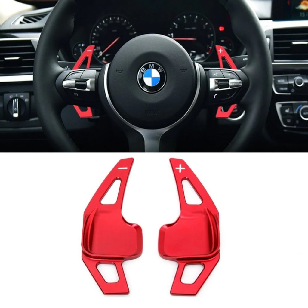 Bmw 5 Seri F10 M Direksiyon F1 Vites Kulakçık Paddle Shift Kırmızı