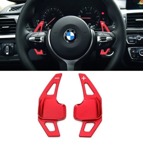 Bmw 5 Seri F10 M Direksiyon F1 Vites Kulakçık Paddle Shift Kırmızı