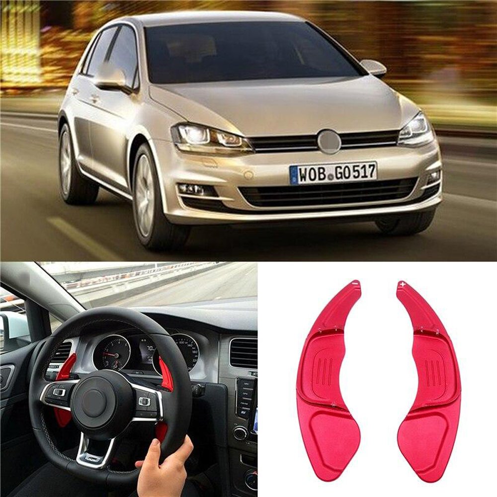 Vw Golf 7 Rline Direksiyon F1 Vites Kulakçık Paddle Shift Kırmızı