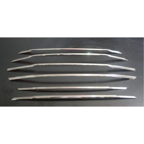 Ford Courier Ön Panjur Kromu Nikelaj 6 Parça 2014-2017 Arası