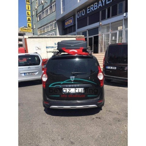 Port Bagaj Araç Üstü Kapalı Tabut Kilitli 500 LT Siyah