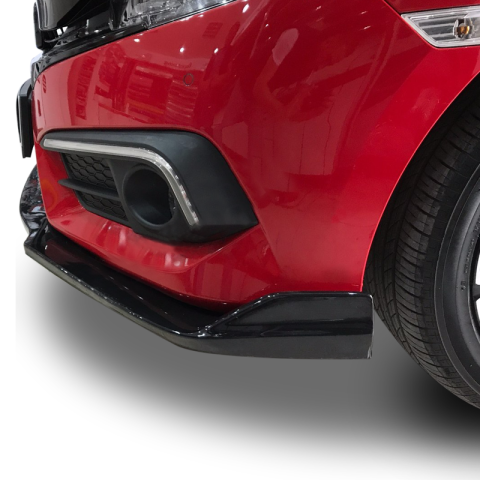 Honda Civic FC5 Ön Tampon Altı Plastik Lip Siyah Piano Black