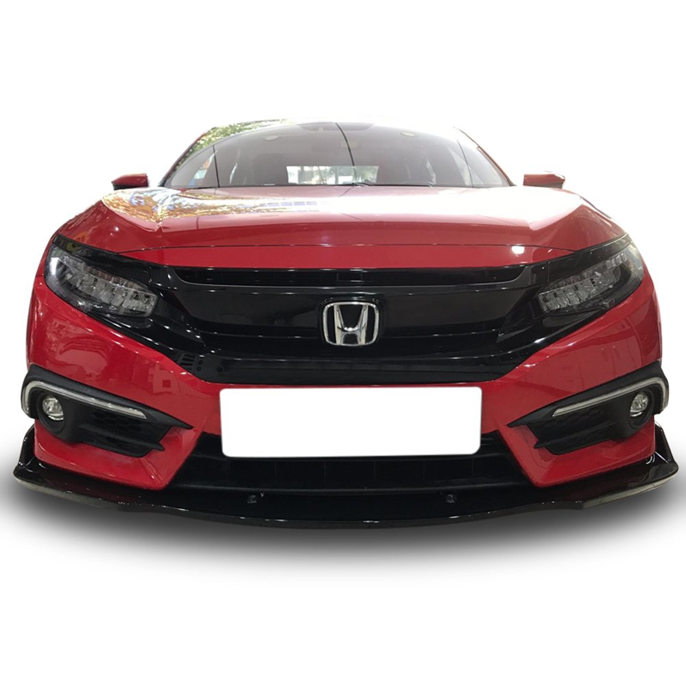 Honda Civic FC5 Ön Tampon Altı Plastik Lip Siyah Piano Black