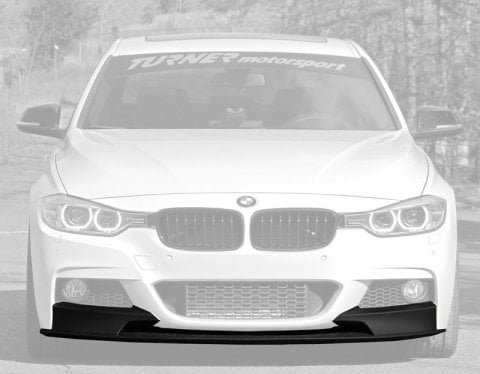 Bmw F30 Ön Tampon Altı Lip Plastik Parlak Siyah 2 Parça