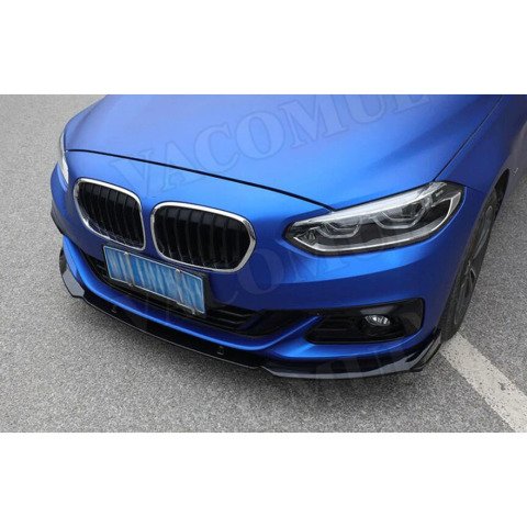 Bmw F20 M1 Ön Tampon Altı Lip Plastik Kulaklı Parlak Siyah 3 Parça