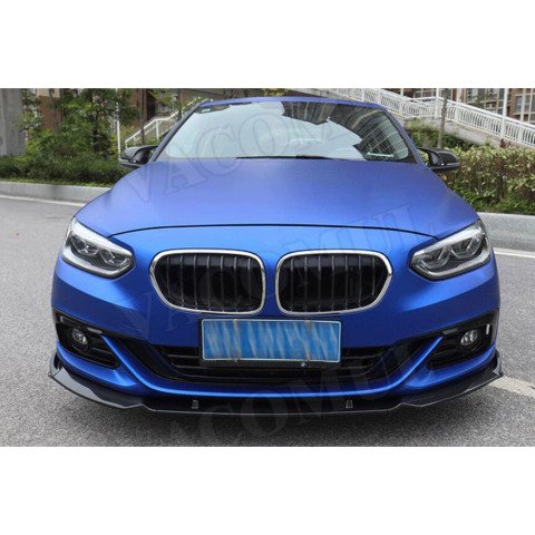 Bmw F20 M1 Ön Tampon Altı Lip Plastik Kulaklı Parlak Siyah 3 Parça