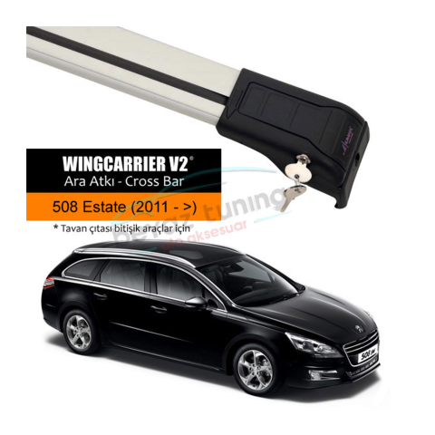 Peugeot 508 Station Port Bagaj Çıtası / Tavan Ara Barı 2011-