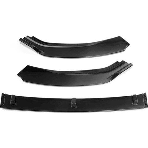 Vw Golf 7.5 Ön Tampon Altı Lip Plastik Kulaklı Parlak Siyah