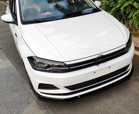 Vw Polo Ön Tampon Altı Lip Plastik Kulaklı Parlak Siyah 2018-