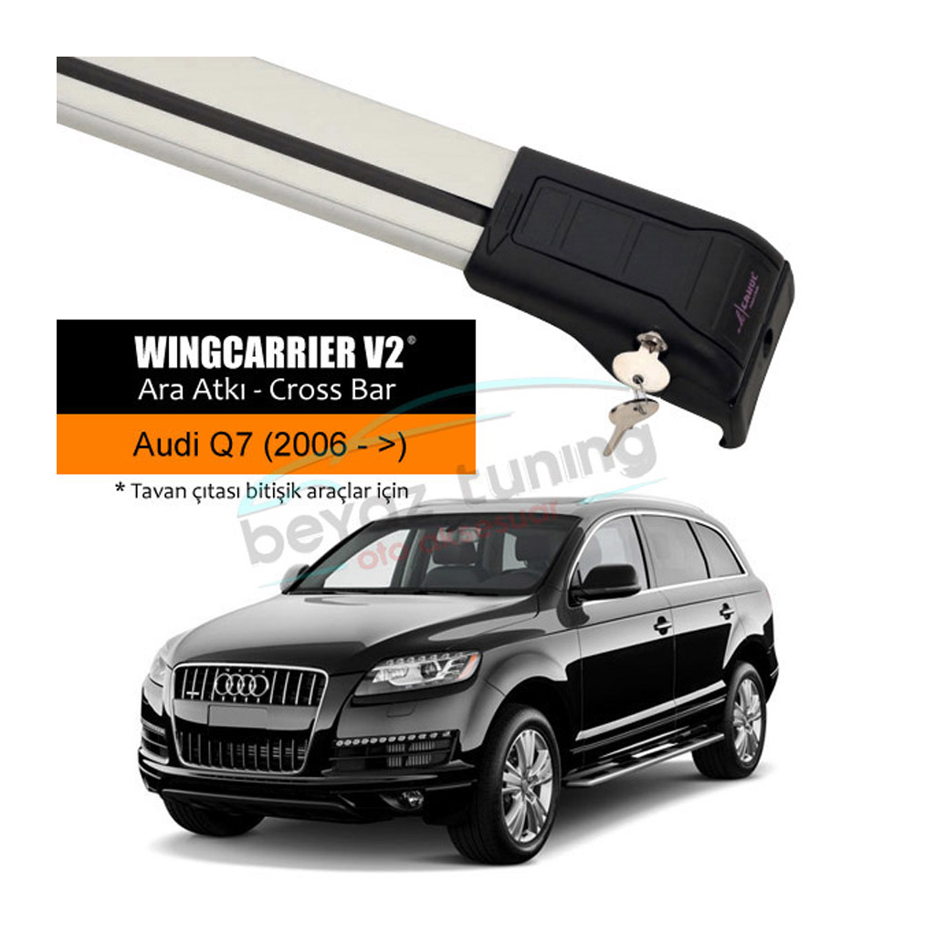 Audi Q7 Port Bagaj Çıtası / Tavan Ara Barı 2006 Sonrası