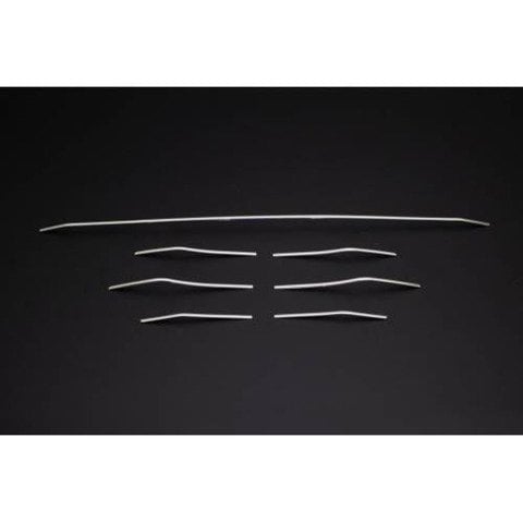 Renault Megane 4 Ön Tampon Alt Çıtası Kromu Nikelajı 7 Parça