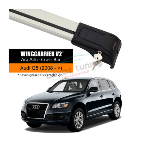 Audi Q5 Port Bagaj Çıtası / Tavan Ara Barı (2008 Sonrası)