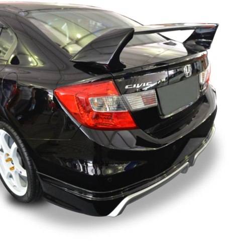 Honda Civic FB7 Bagaj Üstü Spoiler Mugen RR 4 Parça Abs Plastik