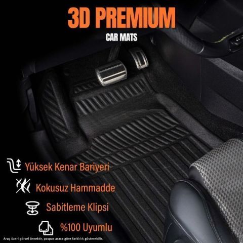 Renault Duster 3D Paspas Havuzlu Pro 2024 Sonrası