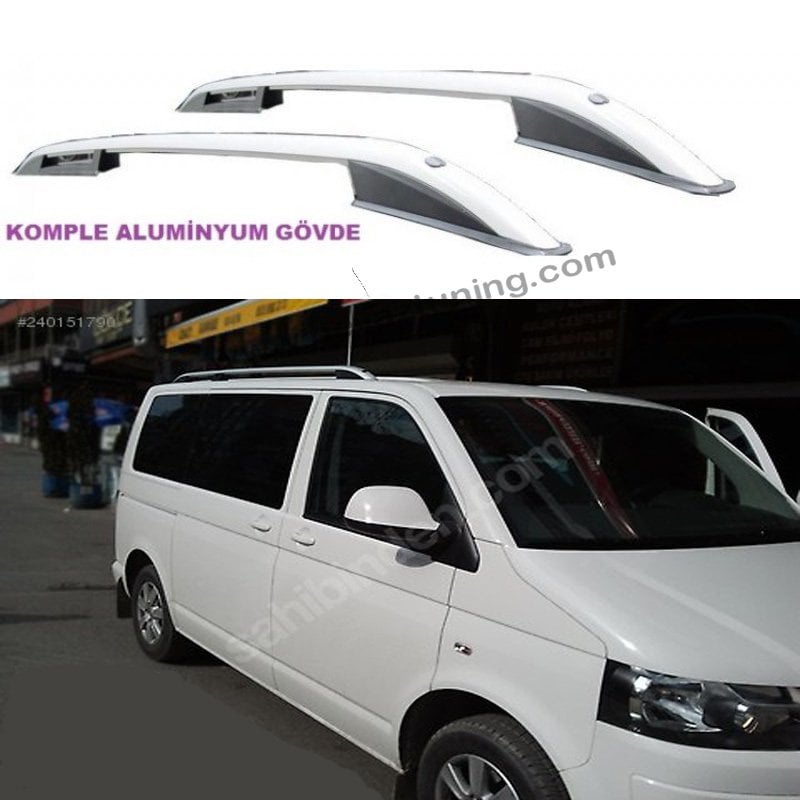 Volkswagen Transporter T5-T6-T7 Üst Port Bagaj Tavan Çıtası Gri