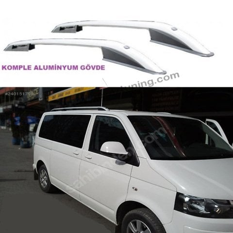 Volkswagen Transporter T5-T6-T7 Üst Port Bagaj Tavan Çıtası Gri