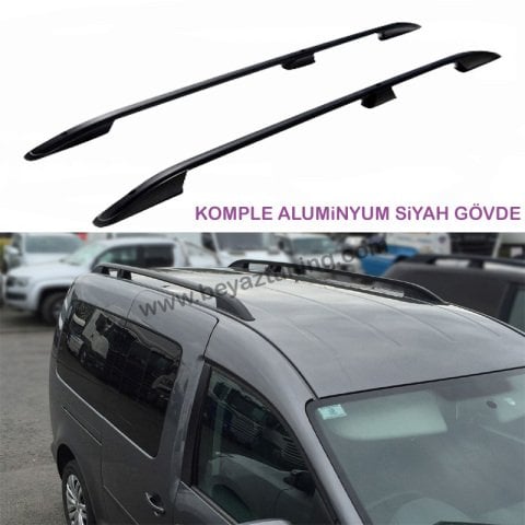 Volkswagen Caddy Üst Port Bagaj Tavan Çıtası Siyah 2003-2010