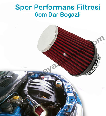 Performans Hava Fİltresi Spor Filtre Dar Boğazlı