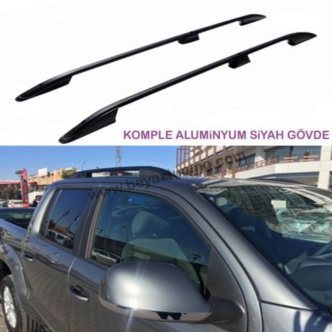 Volkswagen Amarok Üst Port Bagaj Tavan Çıtası Siyah