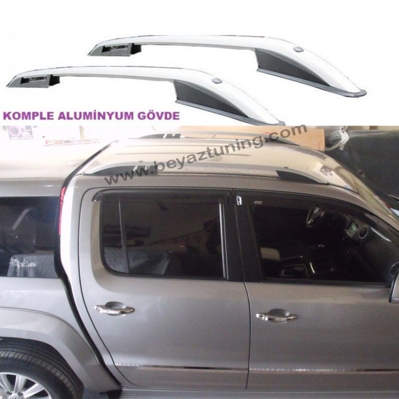 Volkswagen Amarok Üst Port Bagaj Tavan Çıtası Gri